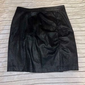 Suede Free People Skirt
